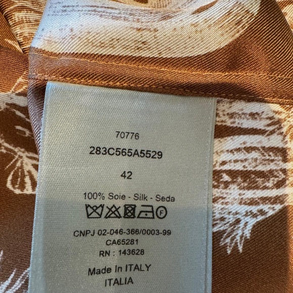 Dior x Cactus Jack oversized Silk Shirt. 2022. Size 42. SOLD OUT - Picture 4 of 4